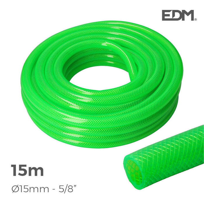 Manguera Jardin Anti-Torsion Ø Interior 15mm Ø Exterior 20mm (5/8") - Rollo 15m Edm