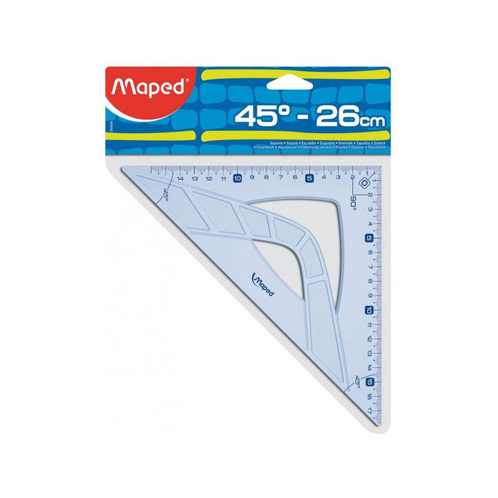 Maped Escuadra Geometric 45º Hipotenusa 26 Cm