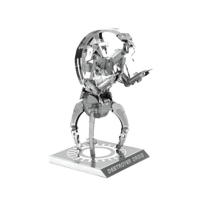 Maqueta 3d Metal Fascinations Star  Wars Droide Modelo Droideka Montaje Sin Pegamento Ni Soldadura