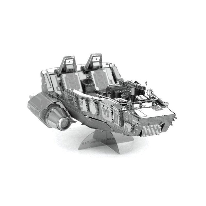 Maqueta 3d Metal Fascinations Star  Wars Primera Orden Snowspeeder Montaje Sin Pegamento Ni Soldadura
