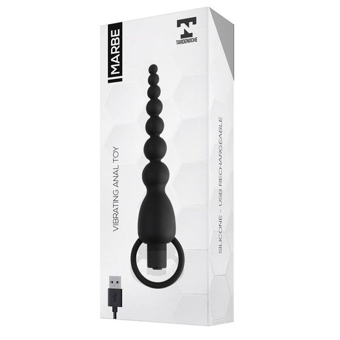 Marbe Cadena Anal Con Vibración Usb Silicona