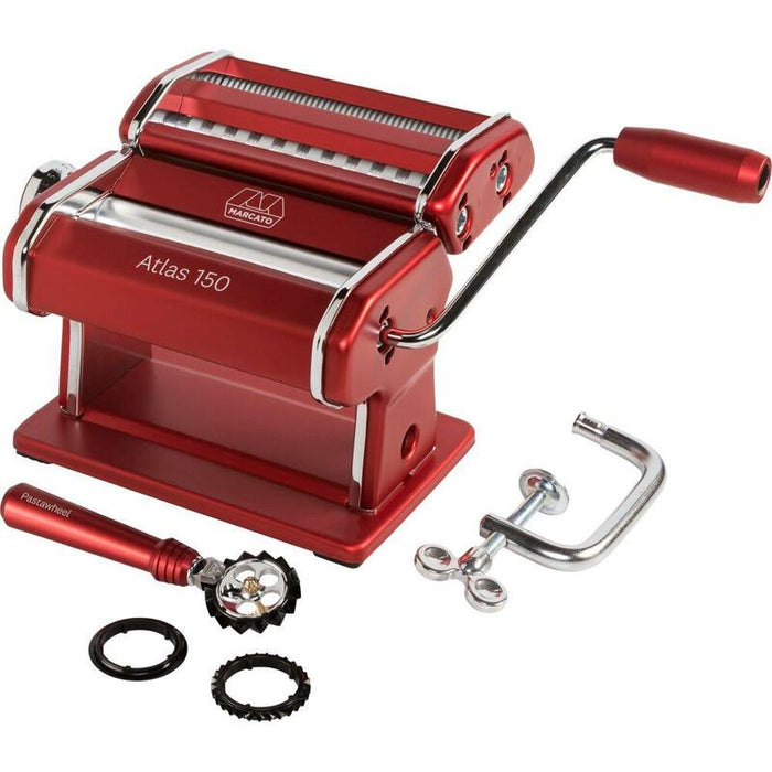 Marcato Atlas 150 Rossa + Pasta- Wheel Rosso
