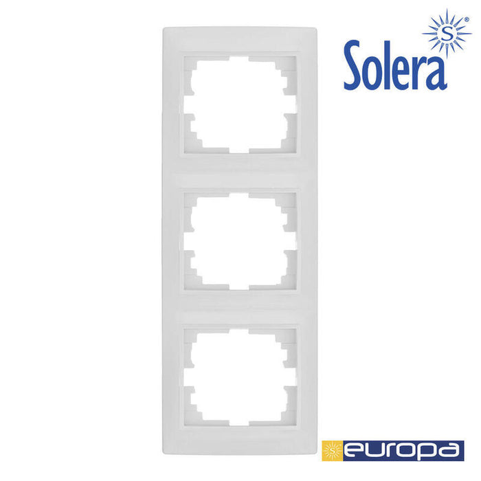 Marco Vertical Para 3 Elementos Blanco 81x225x10mm S.Europa Solera Erp63u