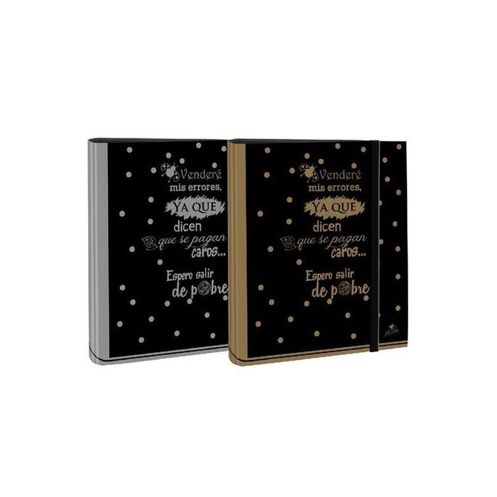 Mariola Carpeta 4 Anillas Mixtas 40mm Folio C/Goma Cartón Forrado Plastificado 6 Frases Surtidas