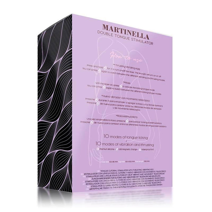 Martinella Lengua Estimuladora Clítoris Y Huevo Con Thrusting