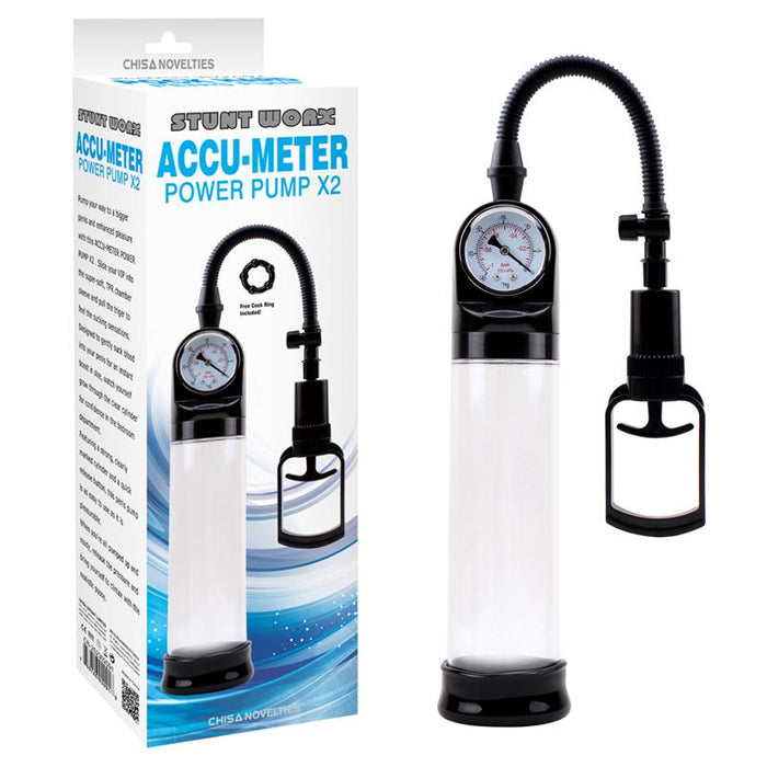 Masturbador Accu-Meter Power Pump X2