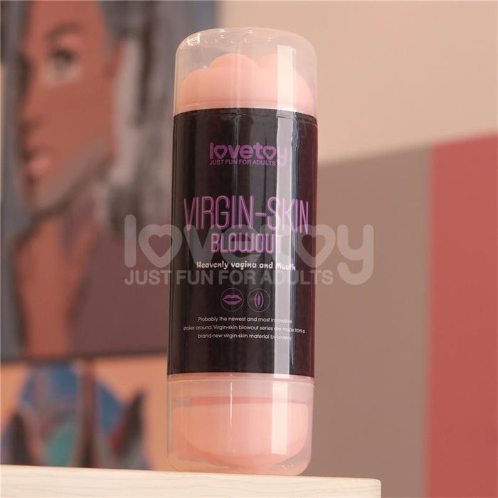 Masturbador Masculino Virgin-Skin Vagina Y Boca