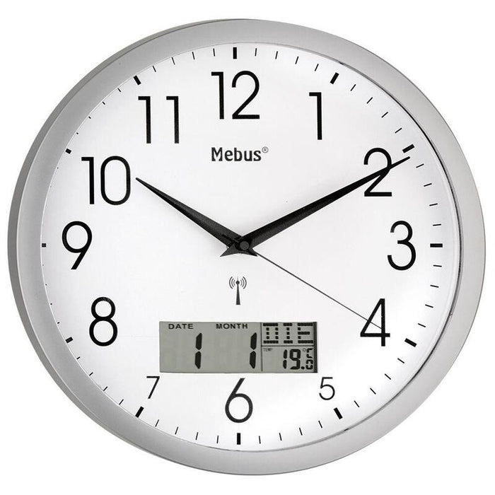 Mebus 19422 Reloj De Pared Controlado Por Radio
