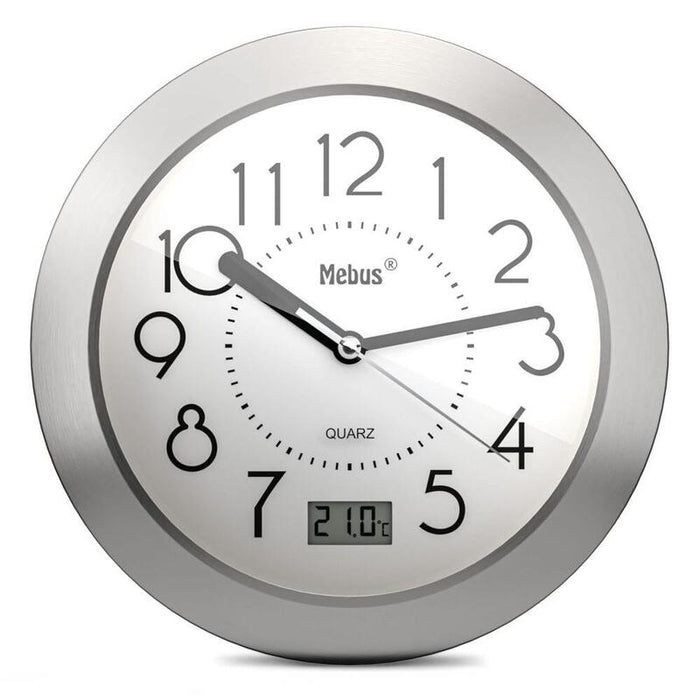Mebus 41964 Quarz Badezimmeruhr