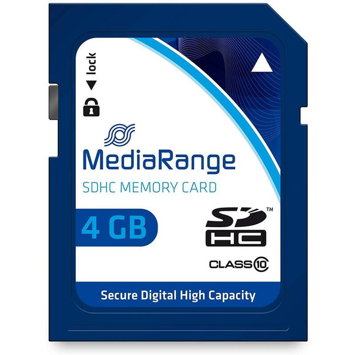 Mediarange Sd Card 4gb Sdhc Cl.10 Mr961