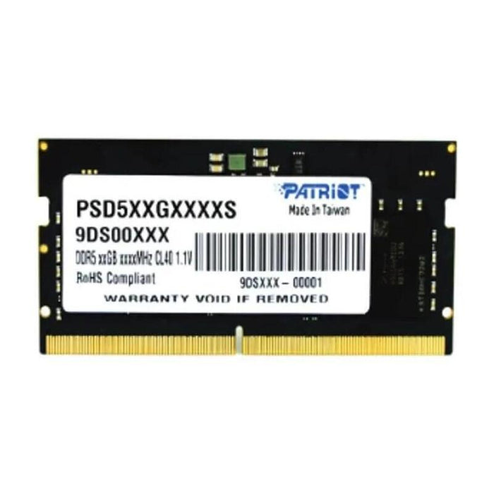 Memoria Patriot Ddr5 So-Dimm  32gb 4800mhz Bulk 7d5a48bc80k00200pt