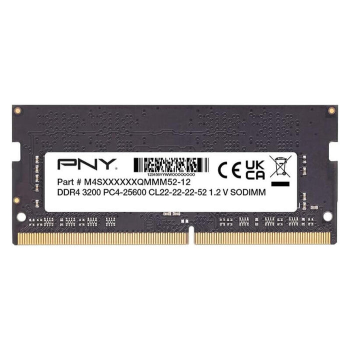 Memoria Sodimm Pny Ddr4 8 Gb 2666 Mhz. Bulk 8gb Sodimm/2666mhz/Cl19