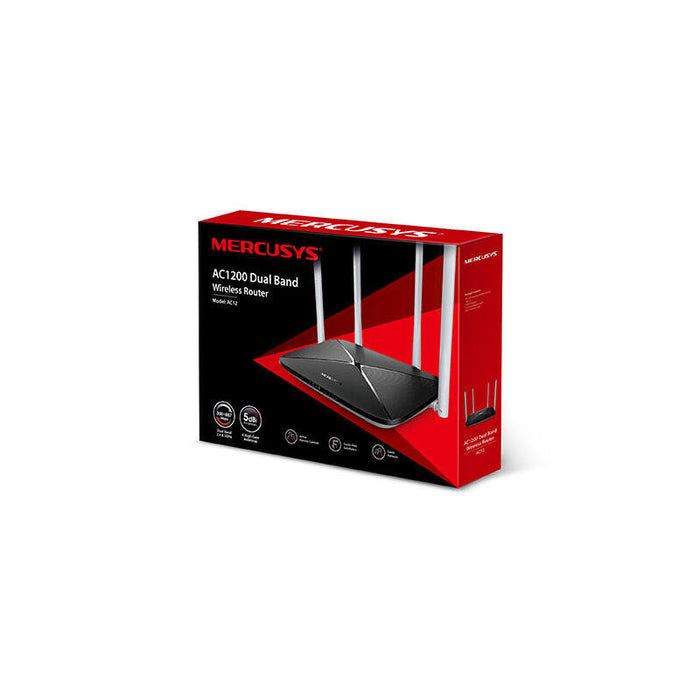 Mercusys Router Wireless Ac1200 Negro Ac12