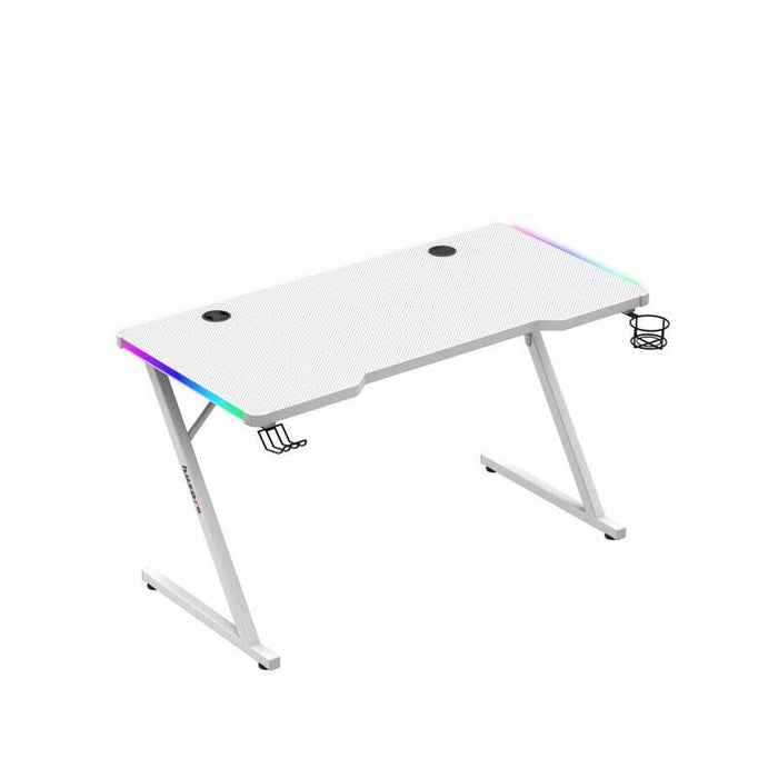 Mesa Gaming  Huzaro Hero 2.5 Blanco Rgb