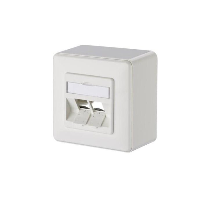 Metz Connect Keystone Roseta Ap 2 Port Unbepiezast Reinweiss