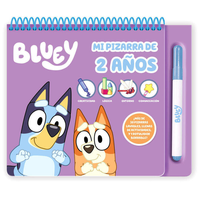 Mi Pizarra Actividades 2 Años Bluey Español