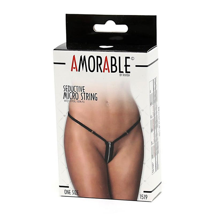 Micro Tanga Con Cremallera Talla Unica