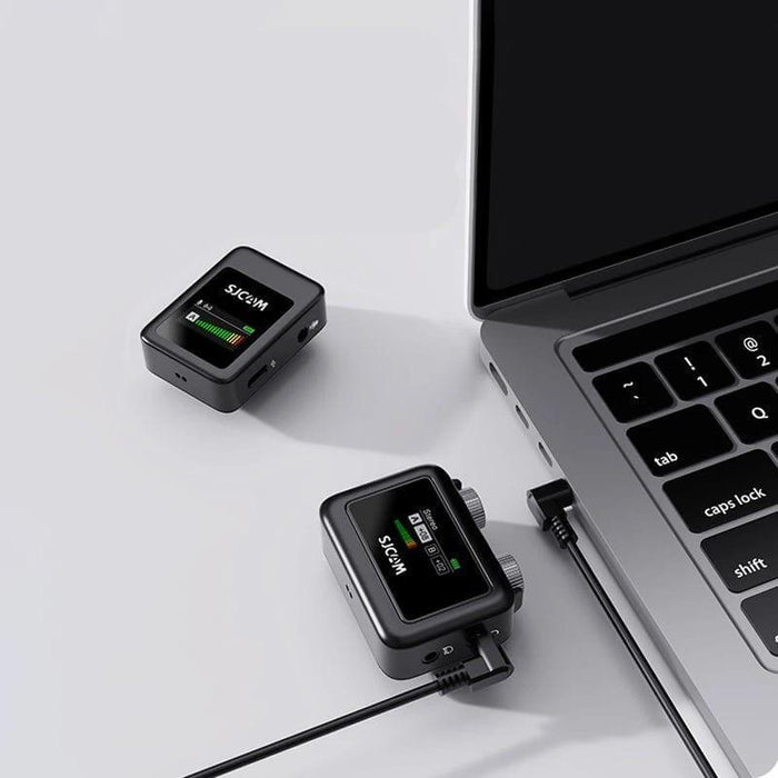 Micrófono Inalámbrico Sjcam M1 Negro  De Solapa