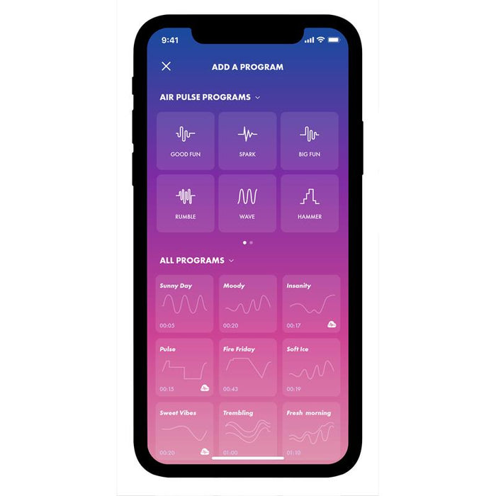 Mighty One Anillo Vibrador Con App Azul