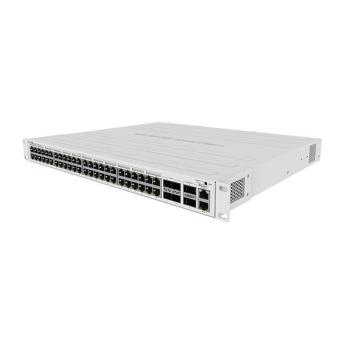 Mikrotik Crs354-48p-4s+2q+Rm Cloud Router Switch 354-48p-4s+2q+Rm With 48 X Gigabit Rj45 Lan (All Poe-Out), 4 X 10g Sfp+ Cages,