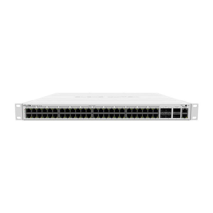 Mikrotik Crs354-48p-4s+2q+Rm Cloud Router Switch 354-48p-4s+2q+Rm With 48 X Gigabit Rj45 Lan (All Poe-Out), 4 X 10g Sfp+ Cages,