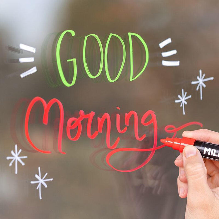 Milan Fluoglass Rotulador Borrable Verde