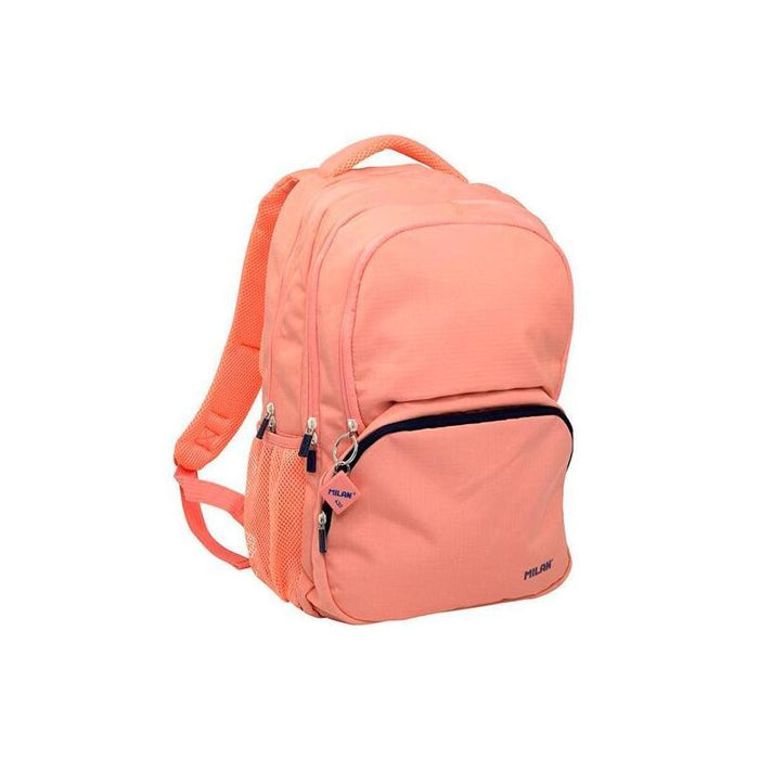 Mochila  Milan Escolar 4 Cremalleras 25l Serie 1918 Rosa