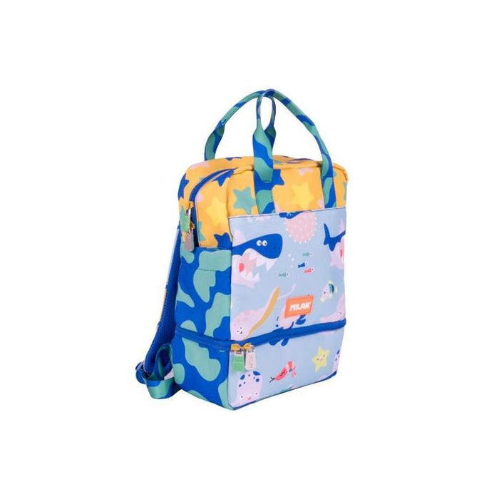 Milan Mochila Infantil Con Compartimento Isotérmico 9,5l Serie Especial Blue Odyssey