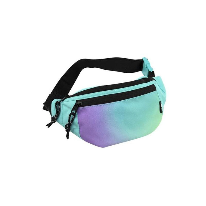 Milan Sunset Bolsa De Cintura - Ajustable - Cremallera Con Tirador - 3 Bolsillos - Multicolor