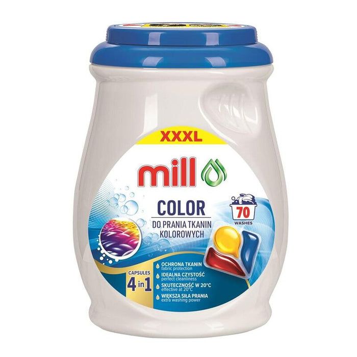 Mill Professional Cápsulas De Lavado De Color De 3 Cámaras 70 Uds.