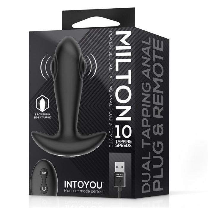 Milton Plug Anal Con Doble Tapping Y Control Remoto