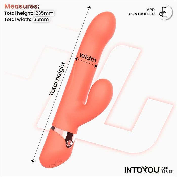 Mindy Vibrador Con Anillo De Bolas Up And Down, Finger Y Pulsación Con App