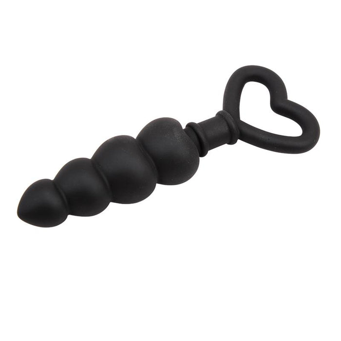 Mini Cadena Anal 15.6 X 3.4 Cm Silicona Negro