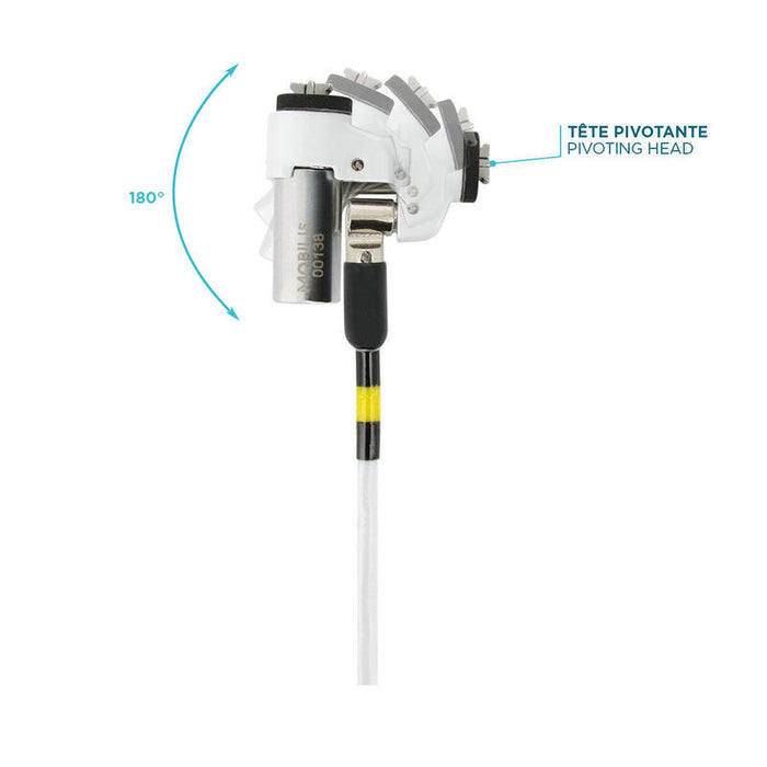 Mobilis 001329 Cable Antirrobo Blanco 1,8 M