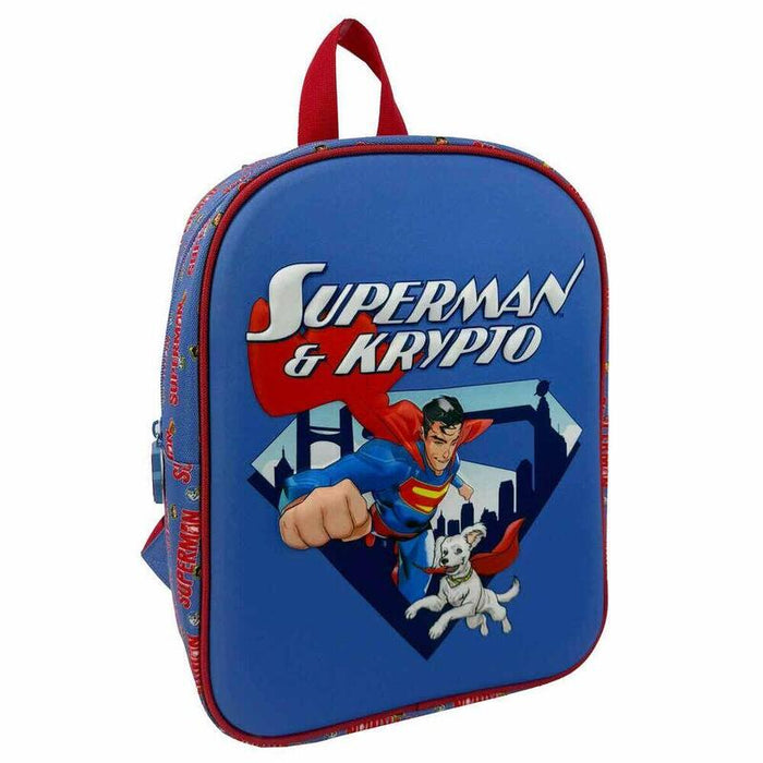 Mochila 3d Krypto & Superman Dc Comics 30cm