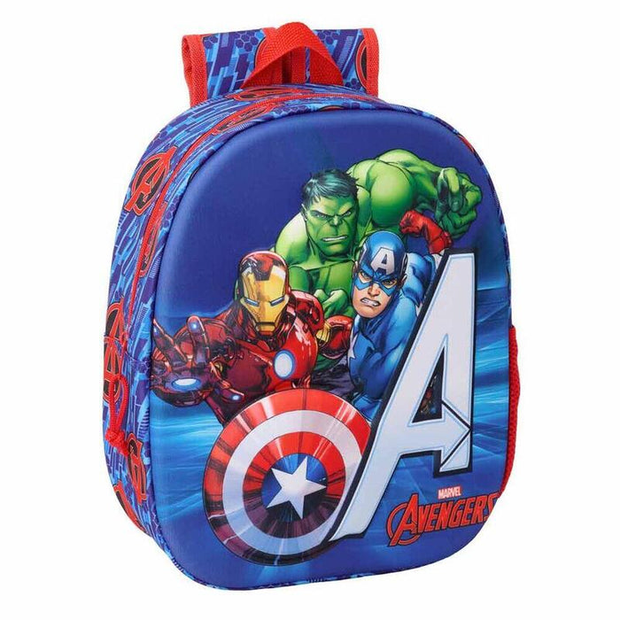Mochila 3d Los Vengadores Avengers Marvel 33cm