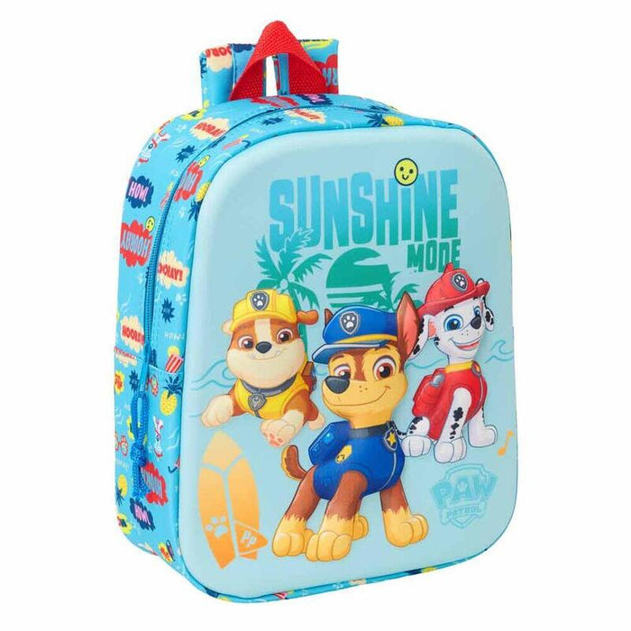 Mochila 3d Patrulla Canina Paw Patrol 27cm