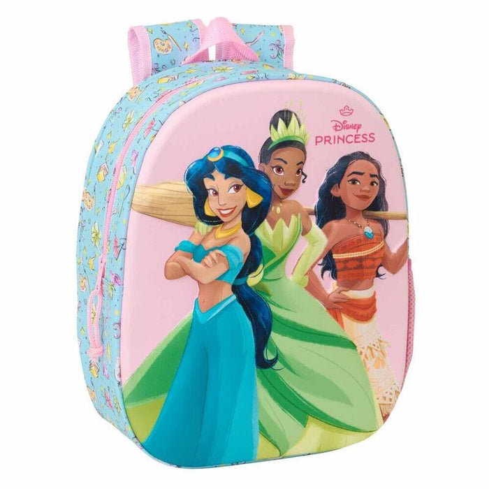 Mochila 3d Princesas Disney 33cm