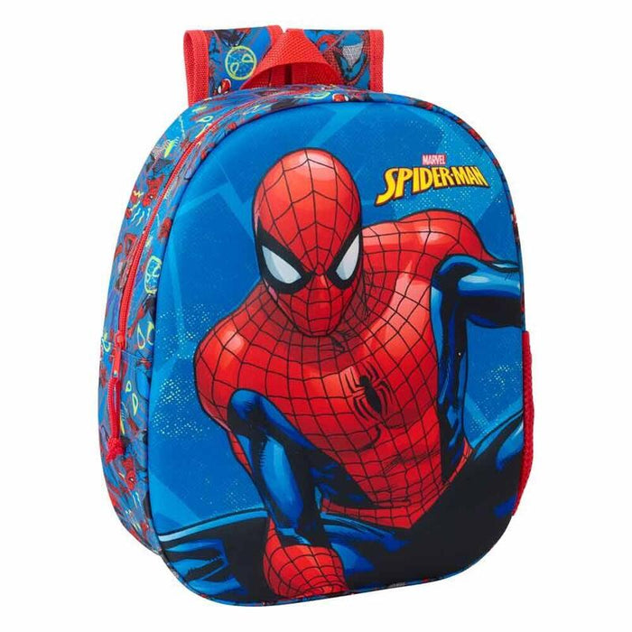 Mochila 3d Spiderman Disney 33cm