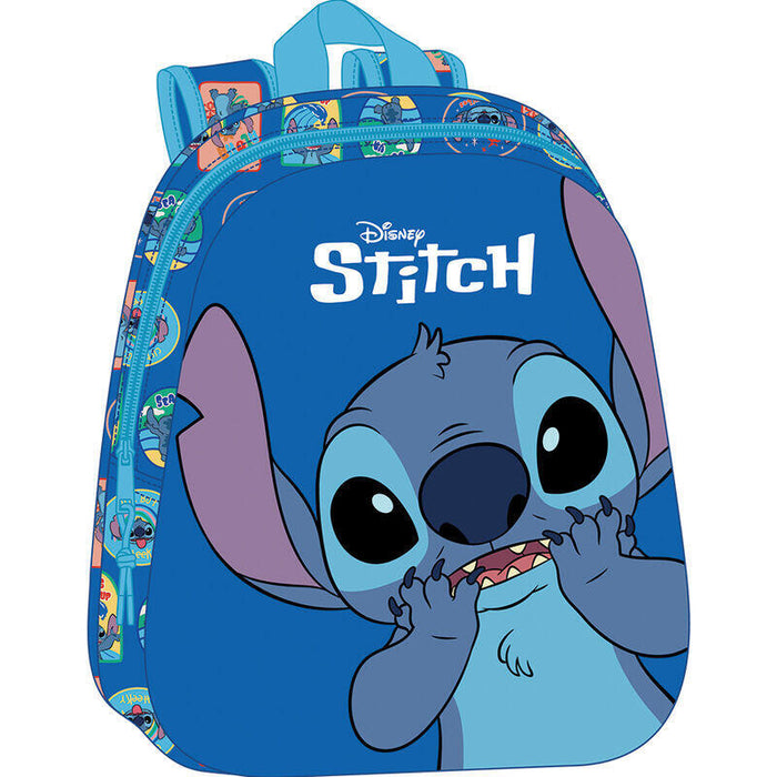 Mochila 3d Stitch Disney 33cm