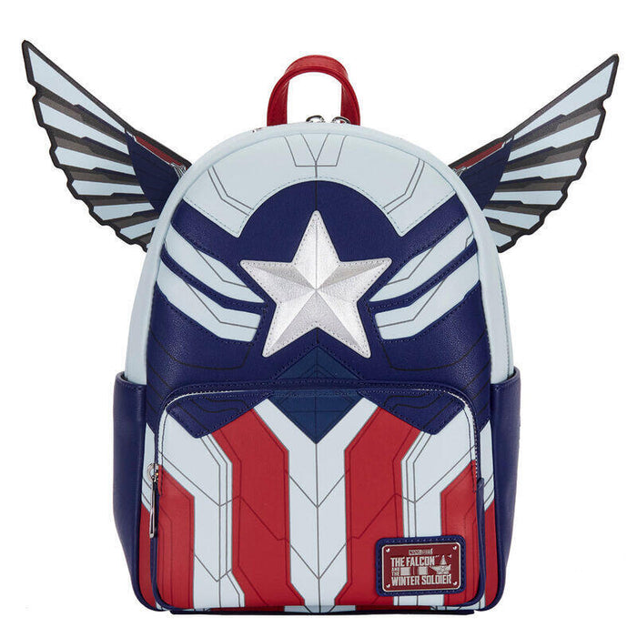Mochila Cosplay Capitan America Marvel Loungefly 26cm