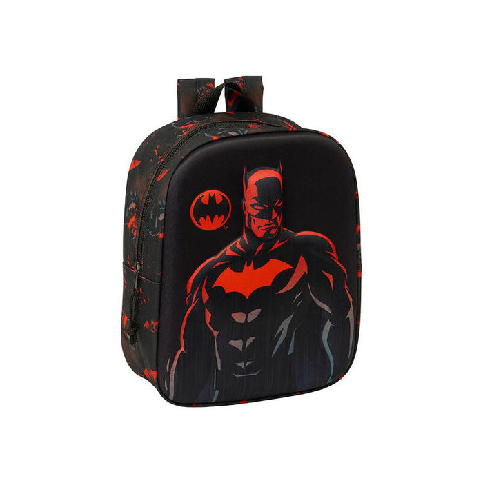 Mochila Guarderia 3d Bolsillo Red Batman