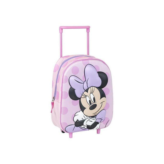 Mochila Infantil Trolley 3d Minnie