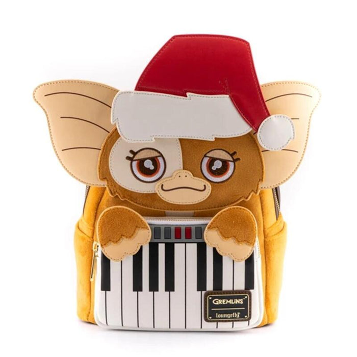 Mochila Loungefly Gremlins Gizmo Navidad (Con Sombrero Retirable)