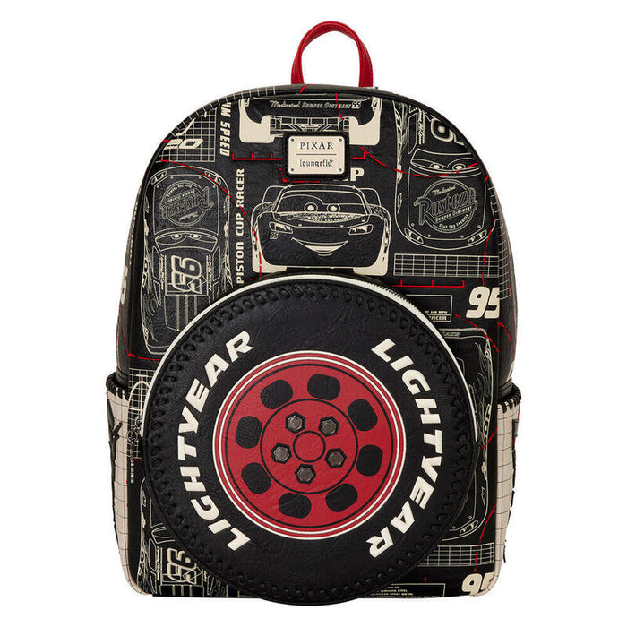 Mochila Mcqueen Cars Disney Pixar Loungefly 43cm