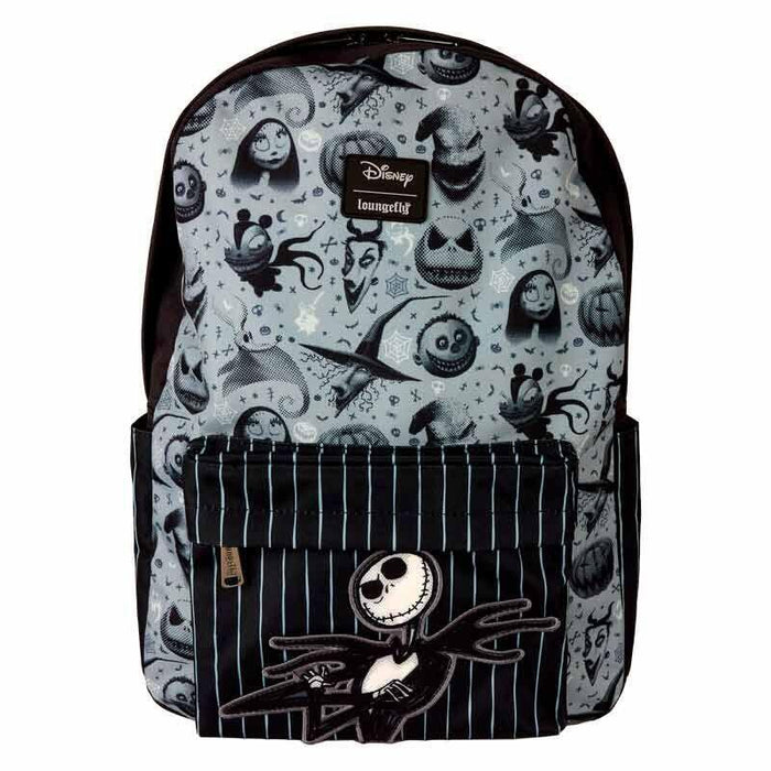 Mochila Nylon Pesadilla Antes De Navidad Disney Loungefly 43cm