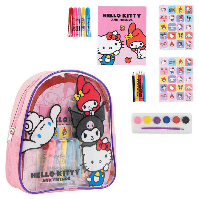 Mochila Set Papeleria Hello Kitty