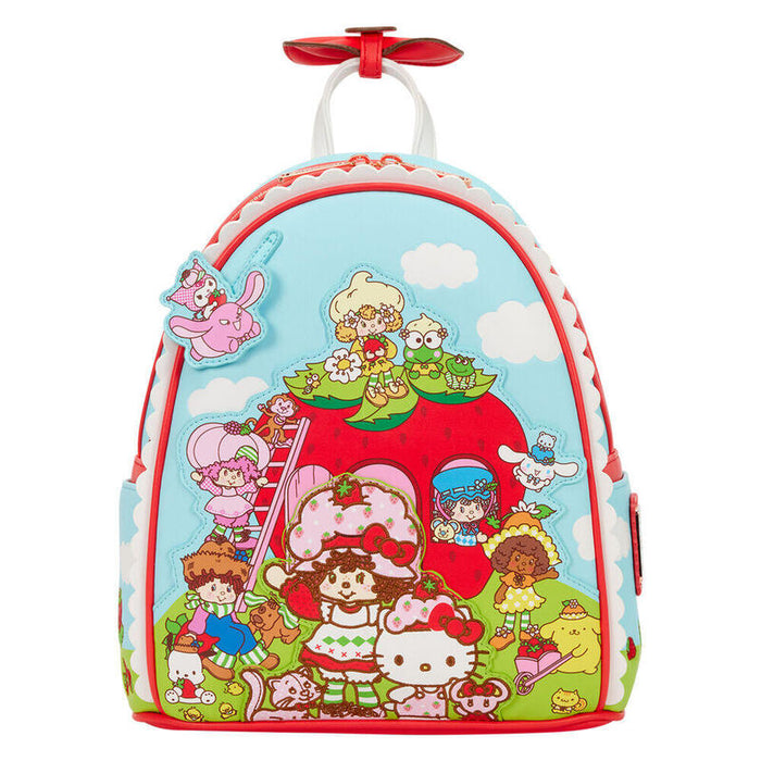 Mochila Shortcake Scented Hello Kitty & Friends X Strawberry Loungefly 26cm
