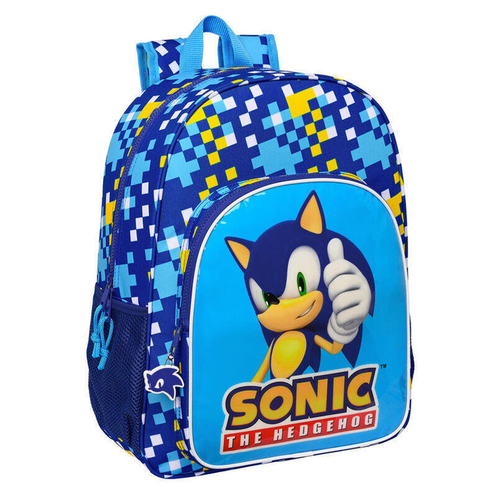 Mochila Speed Sonic The Hedgehog 42cm Adaptable