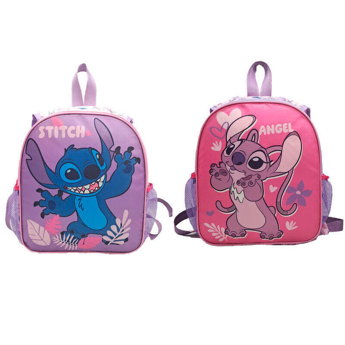 Mochila Stitch Disney 30cm Reversible